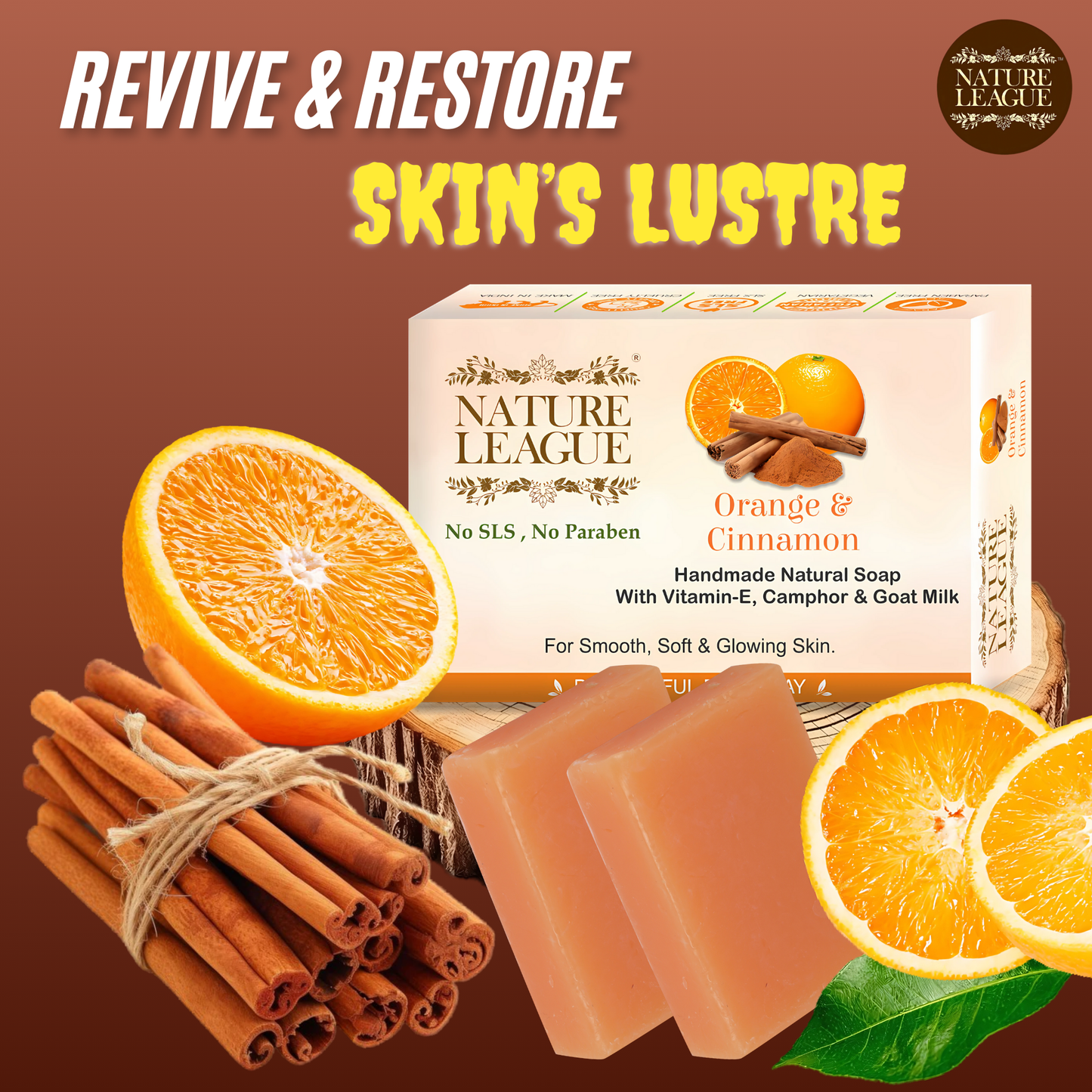 Summer Natural Soap Combo (3x100 gms) Non Toxic, with Essential Oils & Vitamin –E