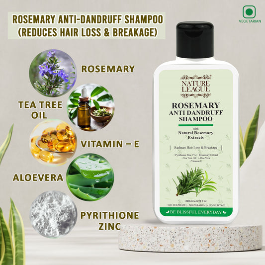 ROSEMARY Anti-Dandruff & Anti-Hair Fall Shampoo