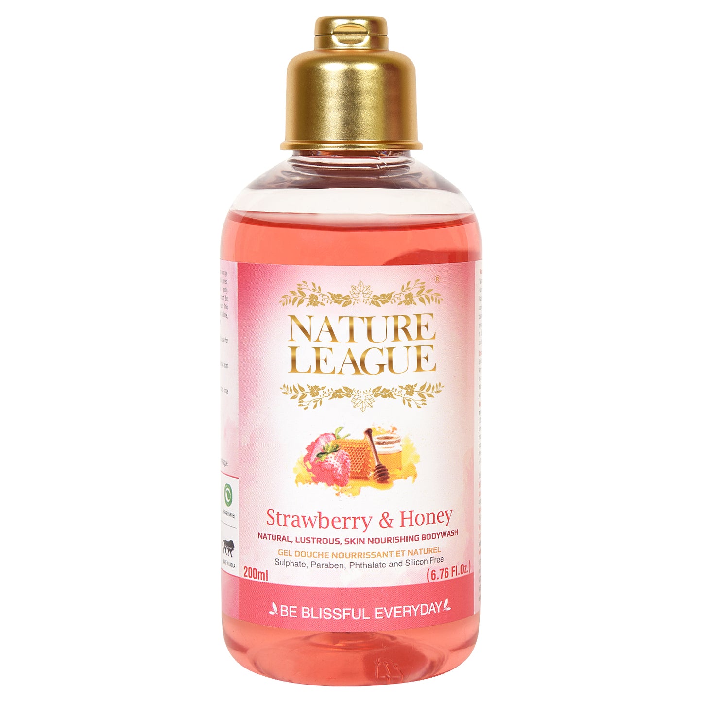 STRAWBERRY & HONEY, Silky & Skin Nourishing Natural Body Wash