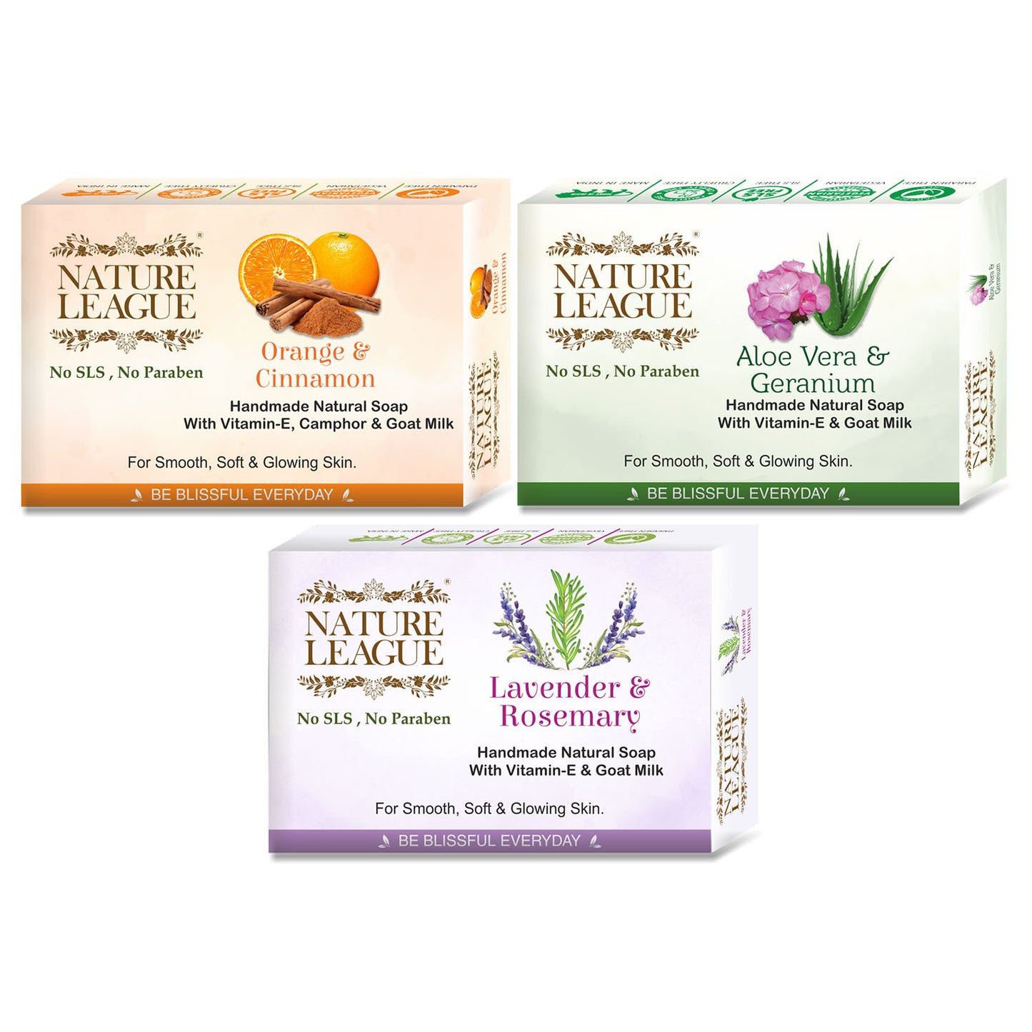 Natural Skin Nourishing Handmade Soap Combo