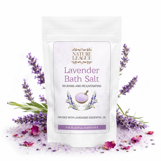 LAVENDER BATH SALT Relaxing & Rejuvenating for Pain & Stress Relief