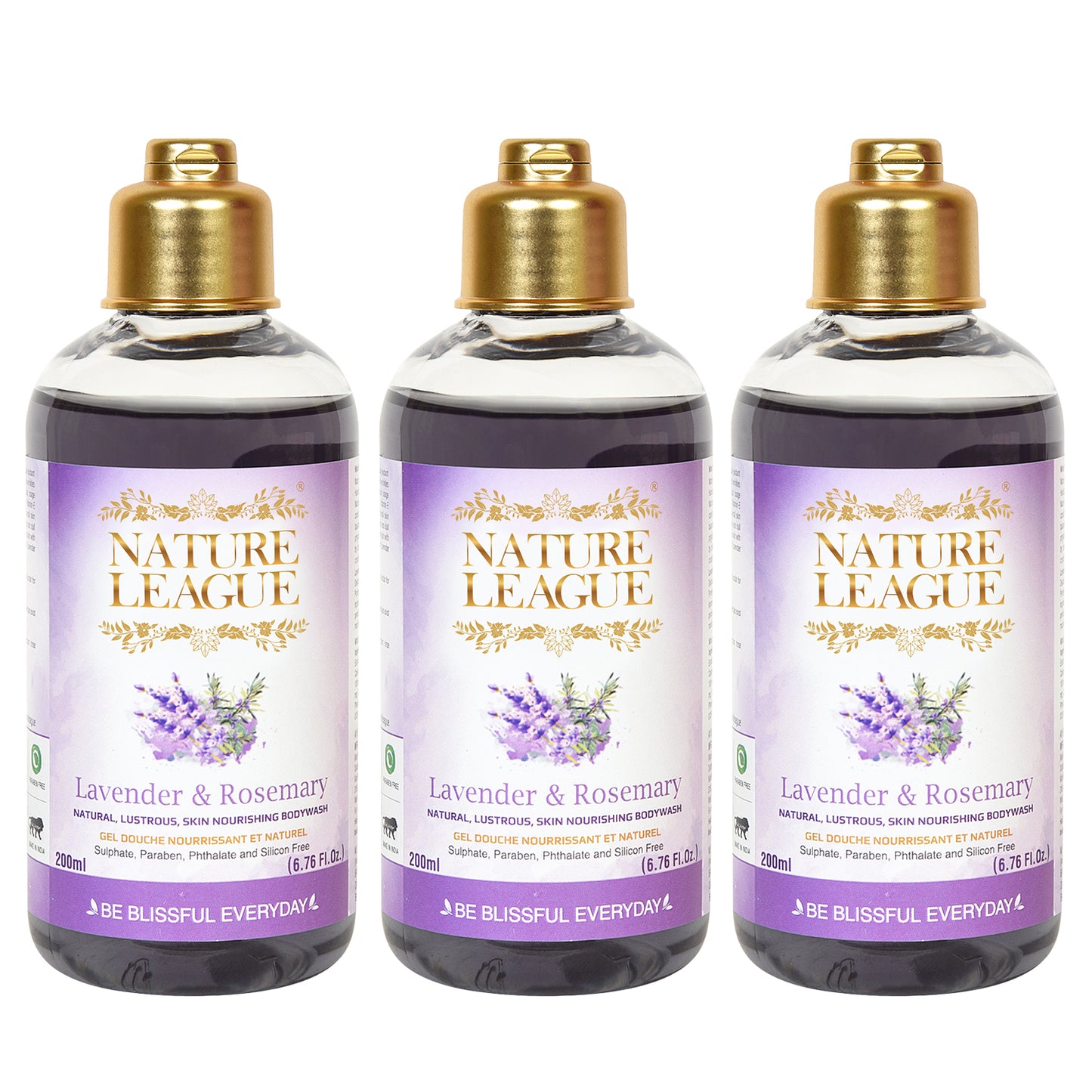 LAVENDER & ROSEMARY, Silky & Skin Nourishing Natural Body Wash