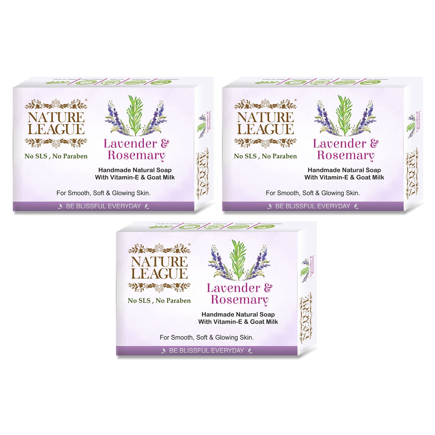 LAVENDER & ROSEMARY Natural Skin Nourishing Handmade Soap