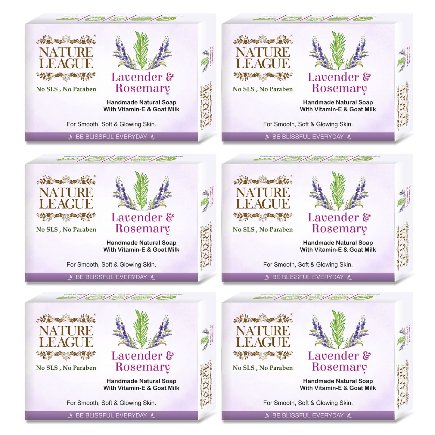 LAVENDER & ROSEMARY Natural Skin Nourishing Handmade Soap