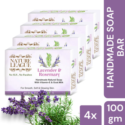 LAVENDER & ROSEMARY Natural Skin Nourishing Handmade Soap