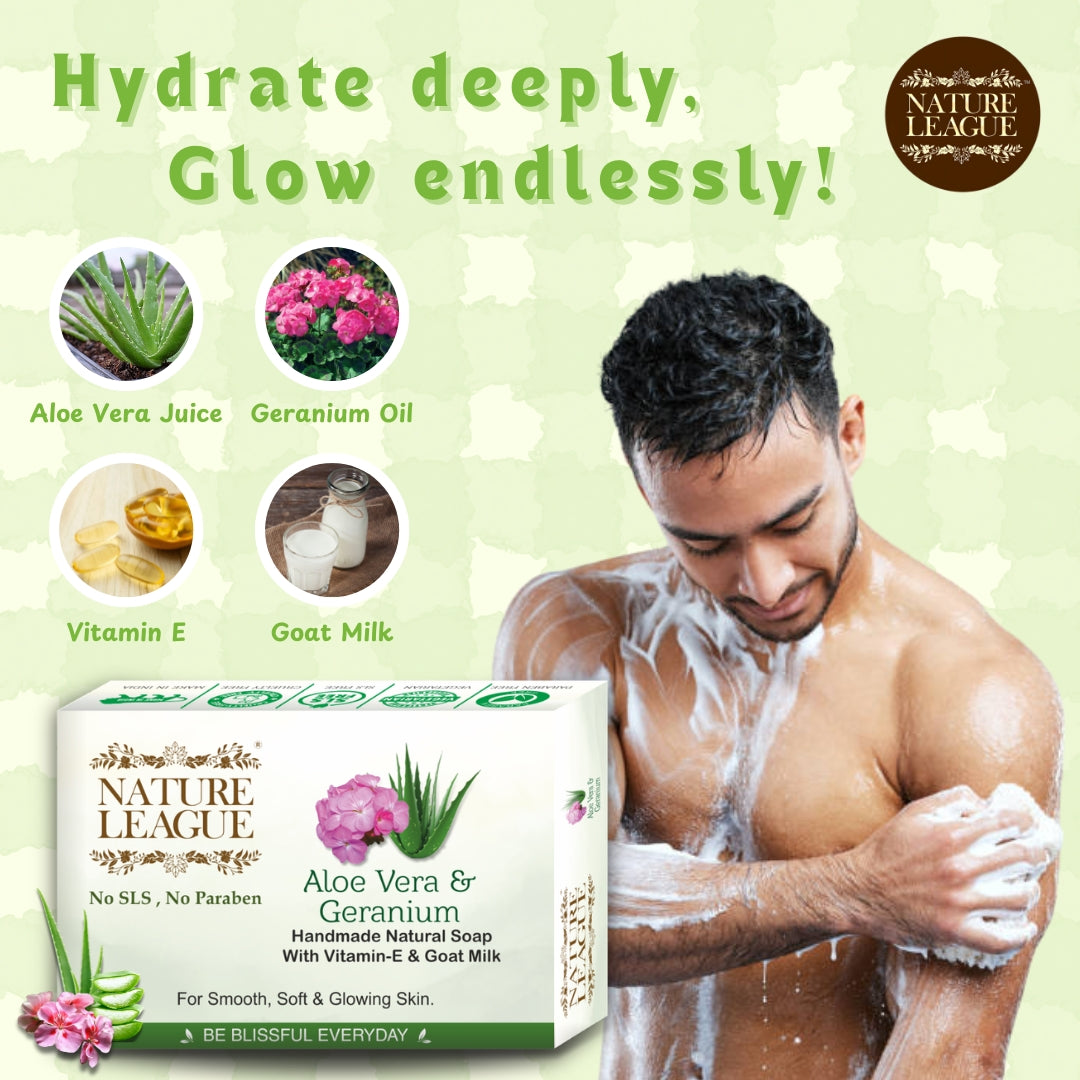 Summer Natural Soap Combo (3x100 gms) Non Toxic, with Essential Oils & Vitamin –E