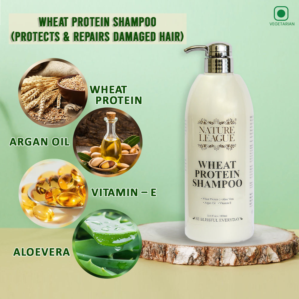 WHEAT PROTEIN, Protecting & Damage Repairing Shampoo