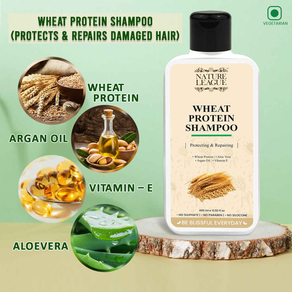 WHEAT PROTEIN, Protecting & Damage Repairing Shampoo