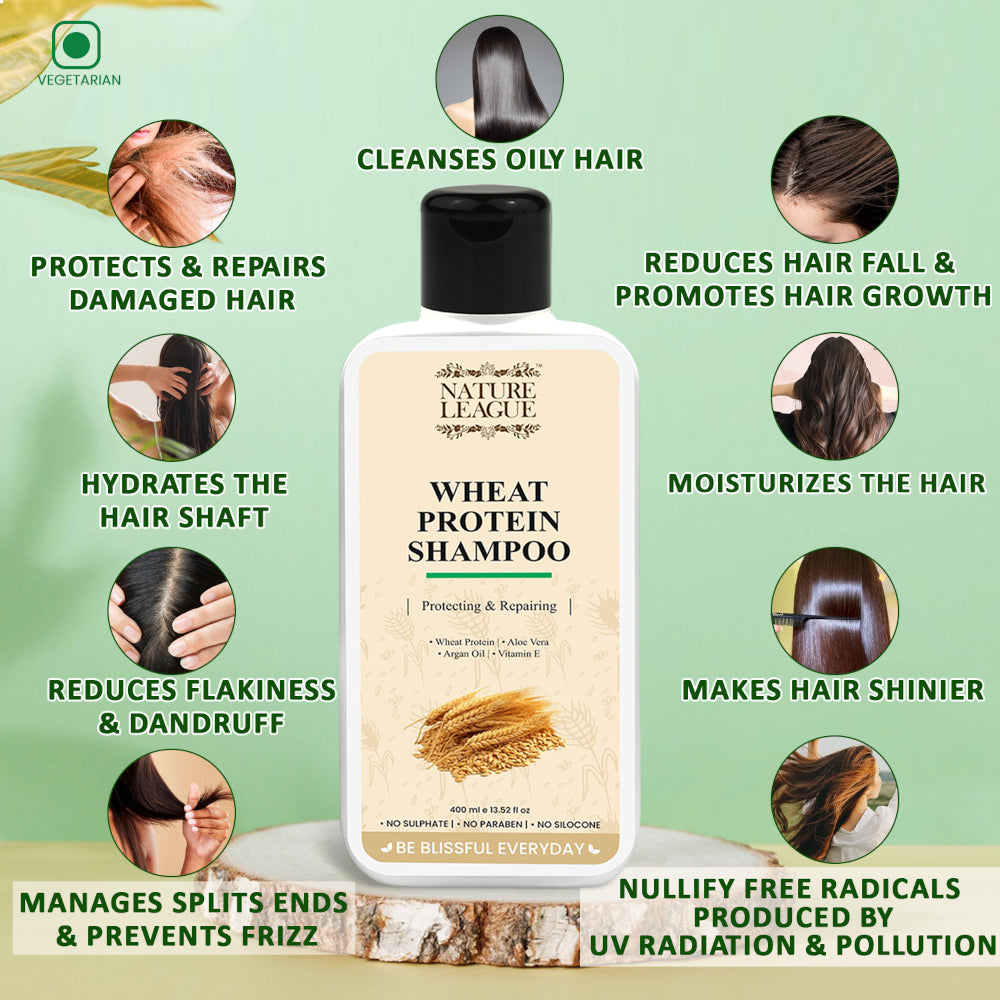 WHEAT PROTEIN, Protecting & Damage Repairing Shampoo