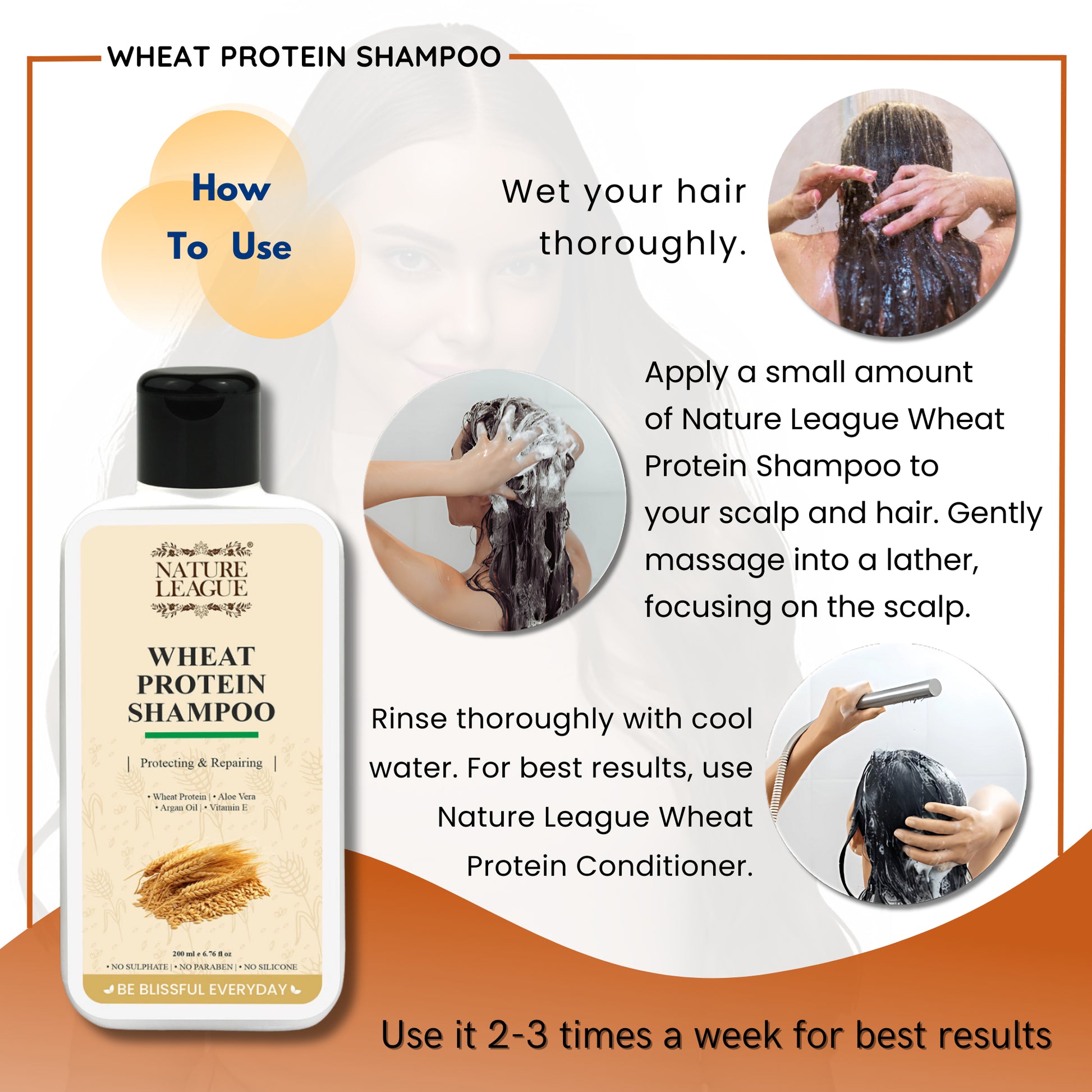 WHEAT PROTEIN, Protecting & Damage Repairing Shampoo