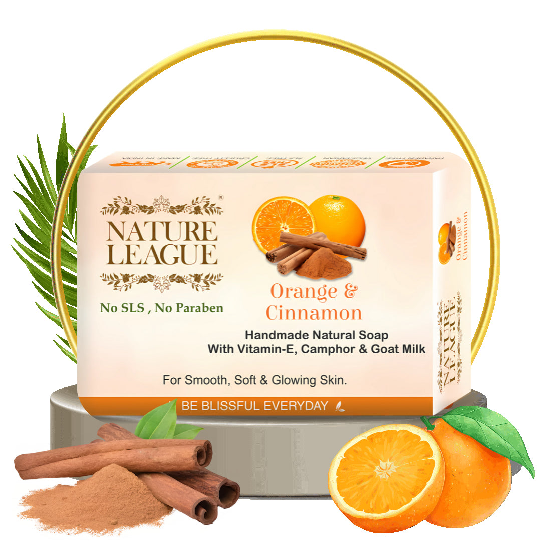 ORANGE & CINNAMON Natural Skin Nourishing Handmade Soap