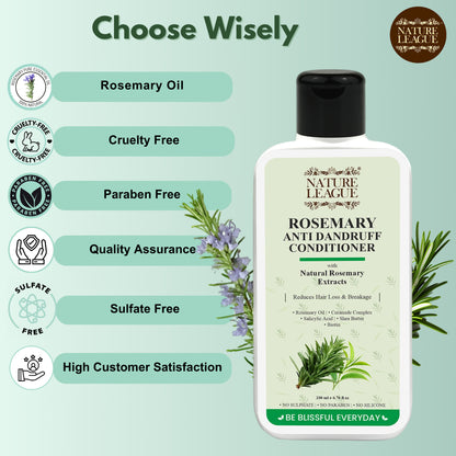 ROSEMARY Anti-Dandruff & Anti-Hair Fall Conditioner - 200ml