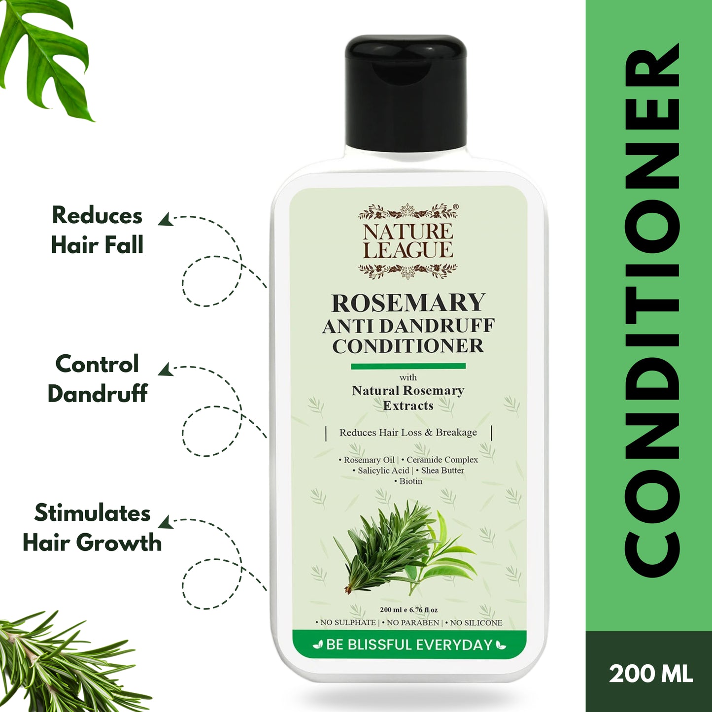 ROSEMARY Anti-Dandruff & Anti-Hair Fall Shampoo + Conditioner Combo Set (Pack of 2)