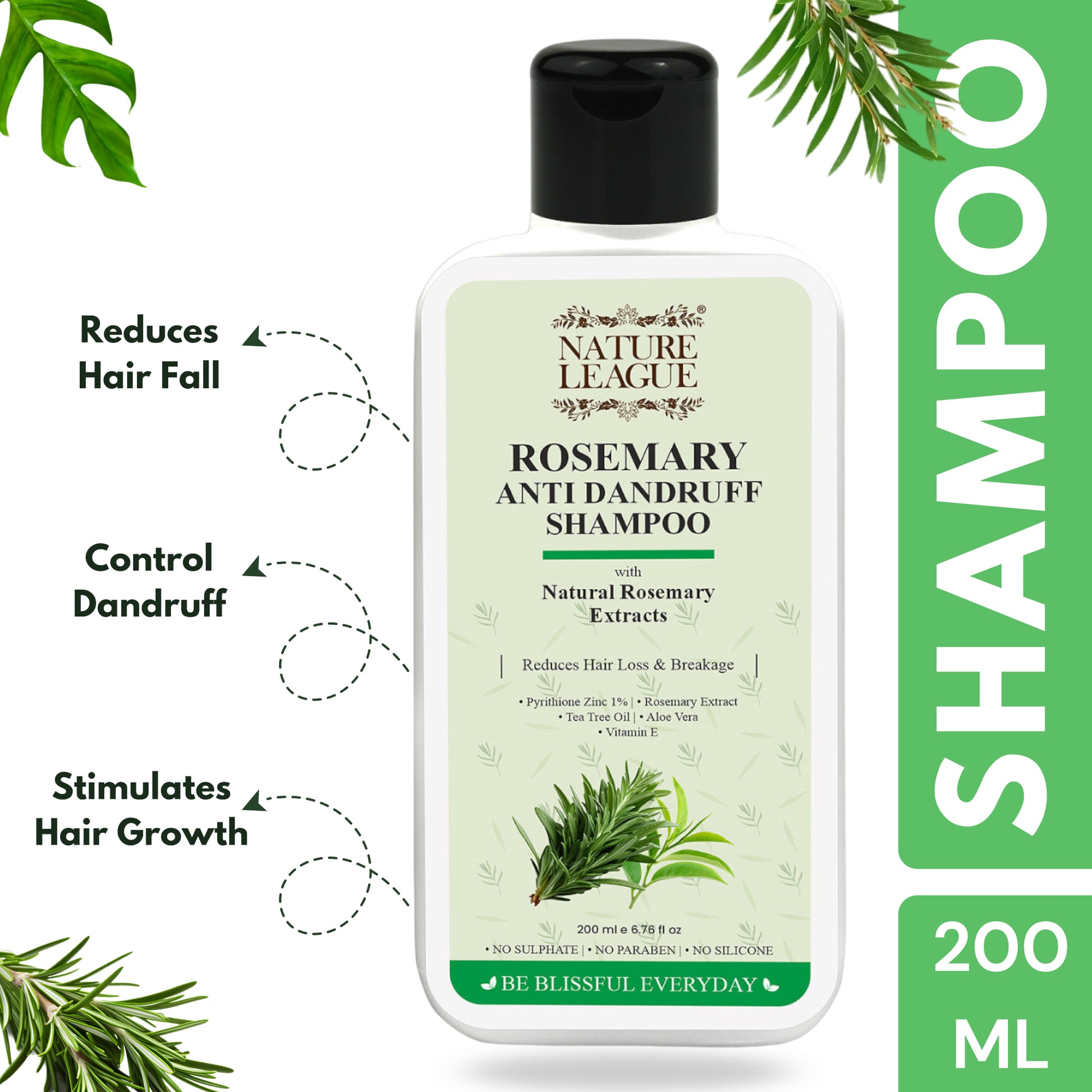 ROSEMARY Anti-Dandruff & Anti-Hair Fall Shampoo