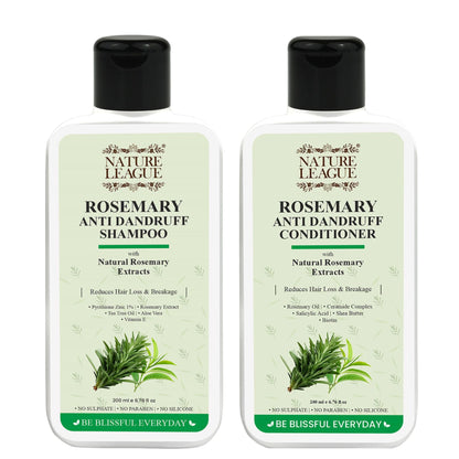 ROSEMARY Anti-Dandruff & Anti-Hair Fall Shampoo + Conditioner Combo Set (Pack of 2)