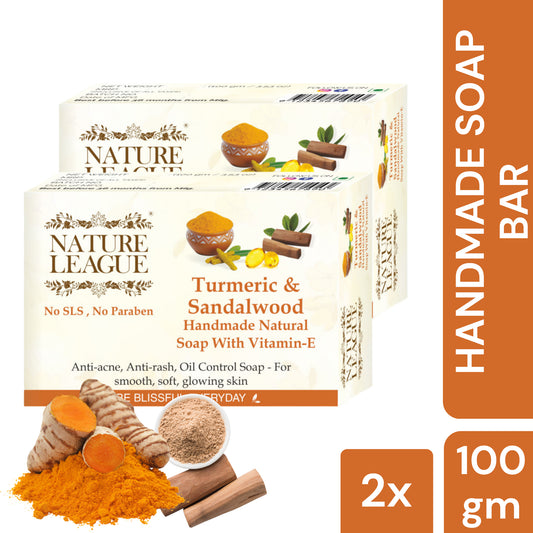 TURMERIC & SANDALWOOD Natural Skin Nourishing Handmade Soap