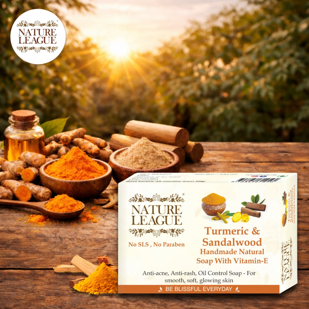 TURMERIC & SANDALWOOD Natural Skin Nourishing Handmade Soap