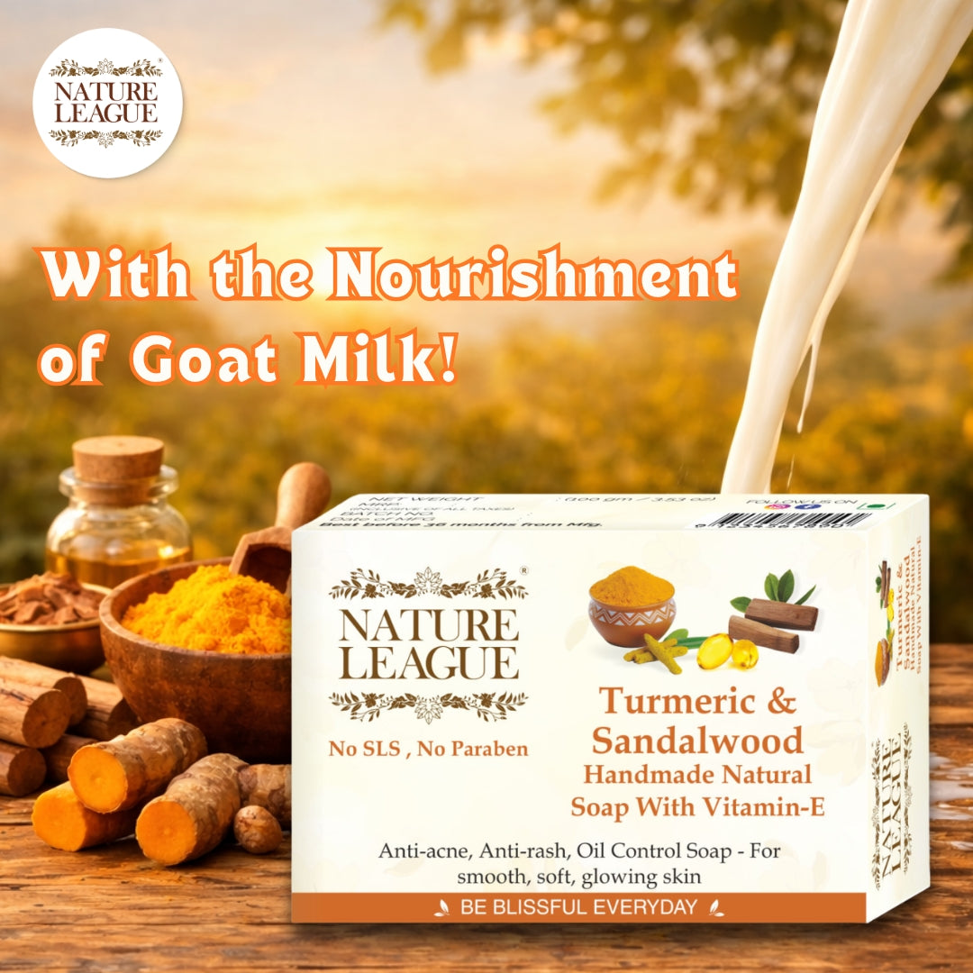 TURMERIC & SANDALWOOD Natural Skin Nourishing Handmade Soap