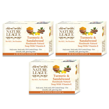 TURMERIC & SANDALWOOD Natural Skin Nourishing Handmade Soap