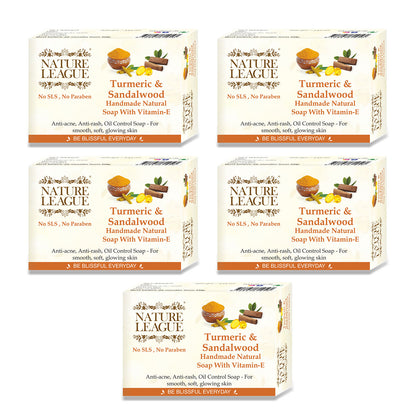 TURMERIC & SANDALWOOD Natural Skin Nourishing Handmade Soap