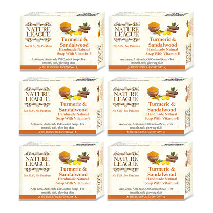 TURMERIC & SANDALWOOD Natural Skin Nourishing Handmade Soap