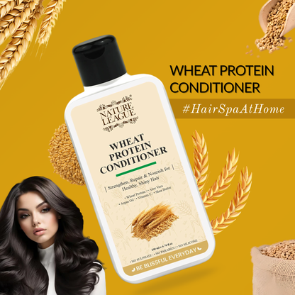 WHEAT PROTEIN Anti-Frizz & Damage Repairing Shampoo + Conditioner Combo Set (Pack of 2)