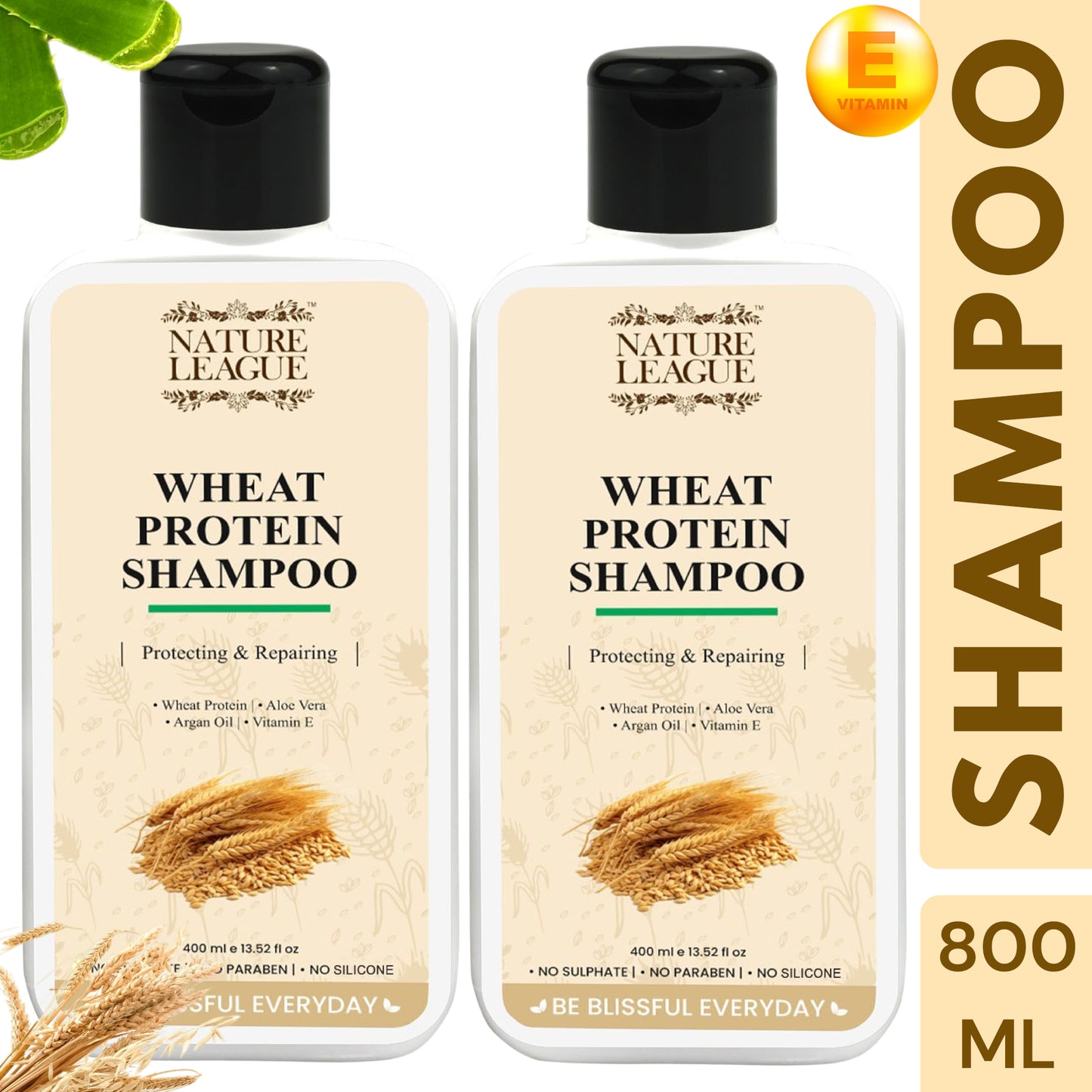 WHEAT PROTEIN, Protecting & Damage Repairing Shampoo