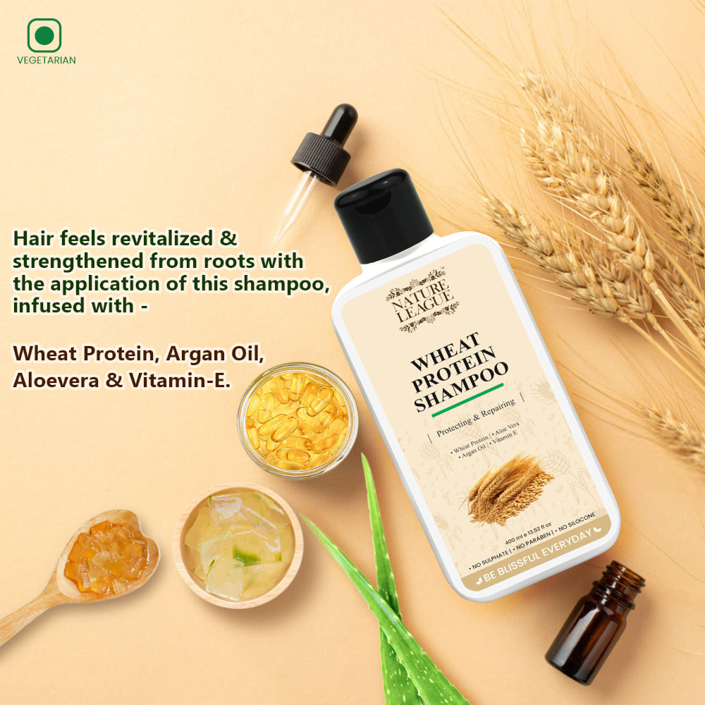 WHEAT PROTEIN, Protecting & Damage Repairing Shampoo