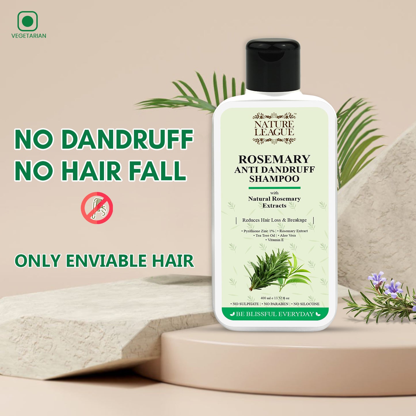 ROSEMARY Anti-Dandruff & Anti-Hair Fall Shampoo